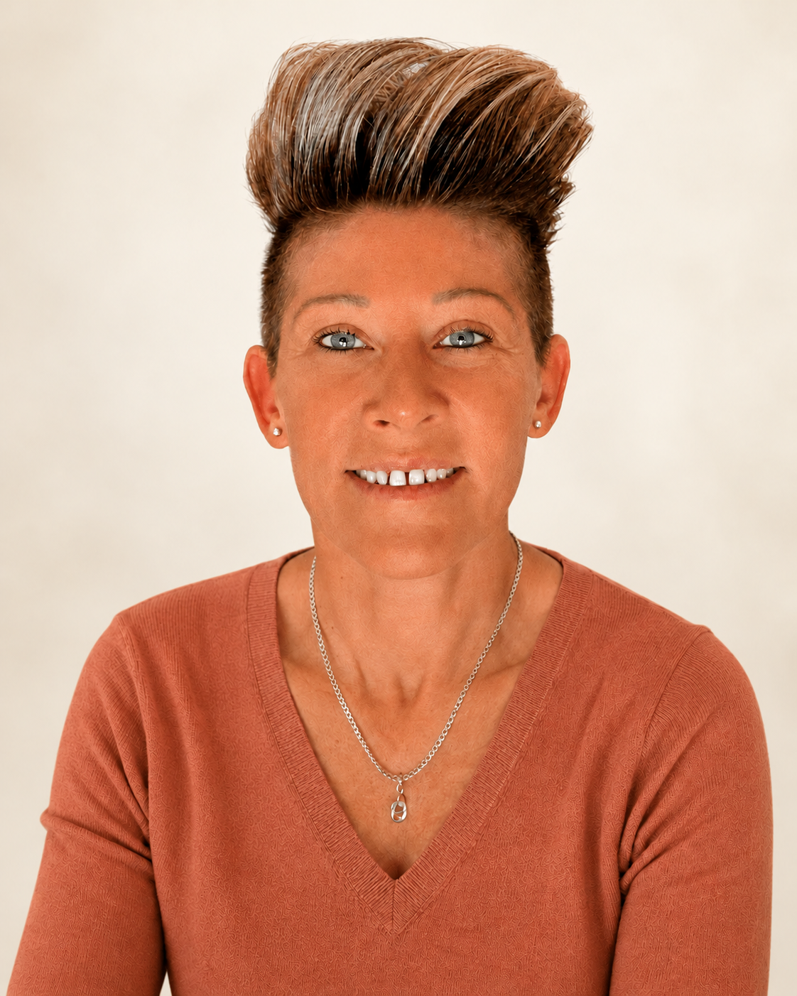 Peggy, souriante, fondatrice de La Femme d’Après